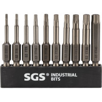 Набор бит SGS TORX с отверстием S2 50мм 10шт 6350-10TTC SGS6350-10TTC