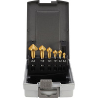 Набор зенковок H-Tools 90гр. 6.3-20.5мм 3z HSSE-Co5 TiN 6шт 795806EHT