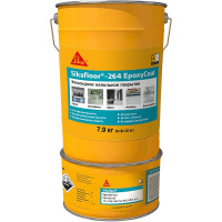 Напольное покрытие на эпоксидной основе SIKA Floor-264 EpoxyCoat RAL 7032 А + В, Ведро10кг, 850089