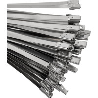 Стальные хомуты-стяжки Gigant нержавеющие 4,6х200мм 100шт. 123941