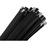 Стальные хомуты-стяжки Gigant нерж. с полимерным покрытием 7,9x400мм 100шт. 123951