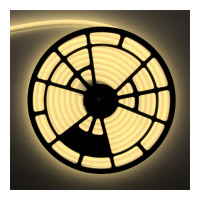 Светодиодная лента для бани и сауны (термолента) гибкий неон General Lighting Systems GLS-2835-180-14.4-12-IP68-NTS-4, 5 метров, 14,4Вт/м, 12В, 180 диодов/м, 1200Лм/м, IP68, 4000К - нейтральный белый свет 502161