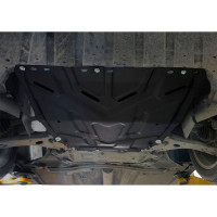 Защита картера + КПП + комплект крепежа AutoMax сталь, Ford Focus 2015-, V - все/Ford Focus 2005-2011, V - все/Ford Focus 2011-2015, V - все/Ford С- AM.1850.1