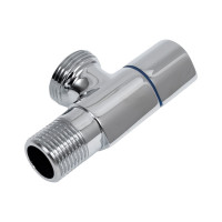 Кран угловой Sankom 1/2x3/4" blue для стиральной и посудомоечной машины 01AV3/4BL