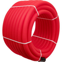 Gigant Труба гофрированная двустенная ПНД гибкая красная D50 с зондом 50м 801050GI