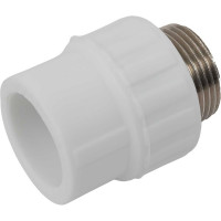 Муфта PP-R бел комб 25х3/4 НР Gigant GPM-25X34НР