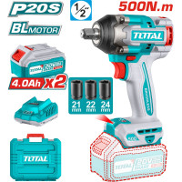 Ударный гайковерт 1/2” 20В TOTAL TIWLI2050