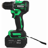 Дрель-шуруповерт бесщеточная WORTEN 2x4.0Ач, 21В IM КА-90000575