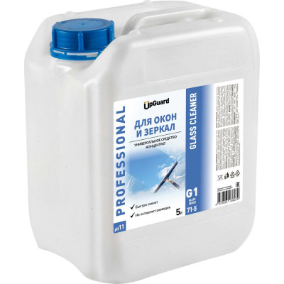 Универсальное средство для очистки окон/стекол/зеркал UPGUARD G1 GLASS CLEANER 5л. Концентрат 71-5