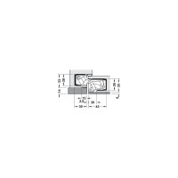 Петля Hafele врезная TE541 3D FVZ F1 924.19.019