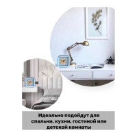 Часы-будильник PERFEO Quartz " PF-TC-006", квадратные 10x10 см, звезда 30015211