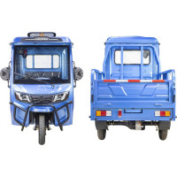 Грузовой электротрицикл Rutrike КАРГО Кабина 1500 60V1000W темно-синий-2652 022468-2652