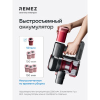 Вертикальный беспроводной пылесос МультиКлик Про Аква RMVC-504B Remez ЦБ-00000582