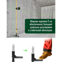 Штанга-штатив распорная с треногой для лазерного уровня 3.6 м LT ШТ-3.6+