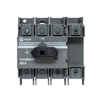 Рубильник EKF 100A 4P c рукояткой управления для прямой установки TwinBlock tb-100-4p-f