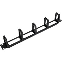 Панель-органайзер кабеля 5Bites 5 колец / 1u / 19" / black CM-103B