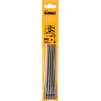 Бита PR2 (5 шт; 153 мм) для DCF6201 DEWALT DT7206-QZ