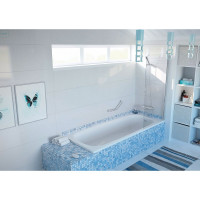 Ванна BLB UNIVERSAL HG стальная, 170x75 см, белая, 3.5 мм, с отверстием для ручек 208 мм B75H 00023411