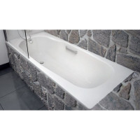 Ванна BLB UNIVERSAL HG стальная, 170x75 см, белая, 3.5 мм, с отверстием для ручек 208 мм B75H 00023411