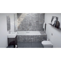 Ванна BLB UNIVERSAL HG стальная, 170x75 см, белая, 3.5 мм, с отверстием для ручек 208 мм B75H 00023411