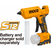 Аккумуляторный клеевой пистолет INGCO CGGLI1201