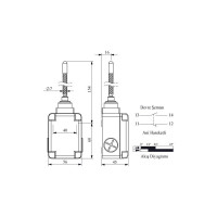 Концевой выключатель Emas L1K27SOP102