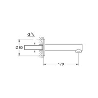 Излив для ванны GROHE Concetto New 13280001