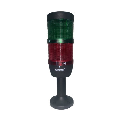 Сигнальная колонна Emas 70 мм, красная, зеленая 220 В, стробоскоп IK72F220XM01
