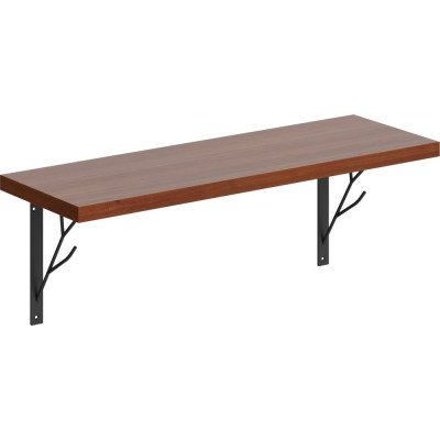 Полка SKYLAND SH2-TREE с полкодержателями орех французский 630x220x222 COFFEE 00-07067509