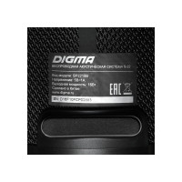 Портативная колонка DIGMA SP2215B S-22 черная, 15W, 1.0 BT, 1500mAh 1193238