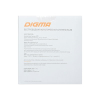 Портативная колонка DIGMA SP2215B S-22 черная, 15W, 1.0 BT, 1500mAh 1193238