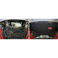Защита картера для Mercedes-Benz Sprinter Classic RWD 2013-н.в., st 2mm, АвтоБроня 111.03921.1
