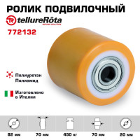 Ролик (82х70 мм; 450 кг) Tellure rota 772132