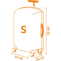Чехол для чемодана ROUTEMARK Crystal Fast Track S, SP310 CrystalFastTrack-S
