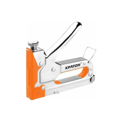 Скобозабивной пистолет Кратон 4 в 1, металлический корпус, тип 140, 4-14 мм 2 33 01 001