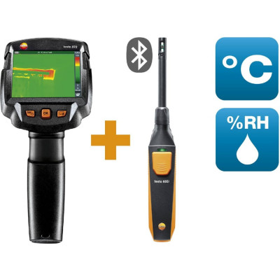 Тепловизор Testo 872 комплект с термогигрометром 605i 0560 8724