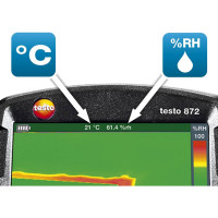 Тепловизор Testo 872 комплект с термогигрометром 605i 0560 8724