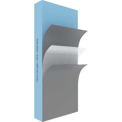 Теплоизоляционная панель Teplofom+ 1250x600x50мм 50XPS-01short