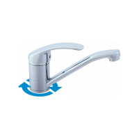 Смеситель для умывальника RavSlezak MISSISSIPPI с повороыным изливом MS015.5ECO