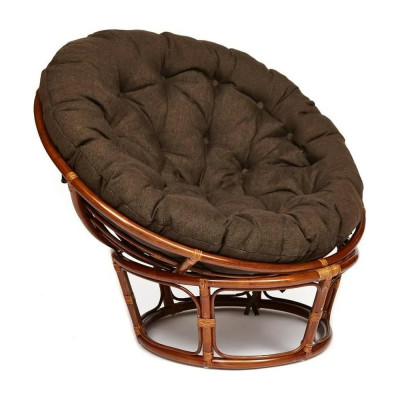 Кресло Tetchair PAPASAN 23/01 W Pecan с подушкой, ткань, орех/коричневый 3М7-147 13733