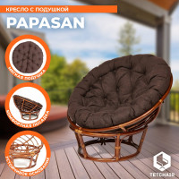 Кресло Tetchair PAPASAN 23/01 W Pecan с подушкой, ткань, орех/коричневый 3М7-147 13733