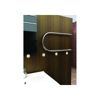 Водяной полотенцесушитель ТЕРА П-образный 500х700 наружная резьба 1 ПСВ-03-11