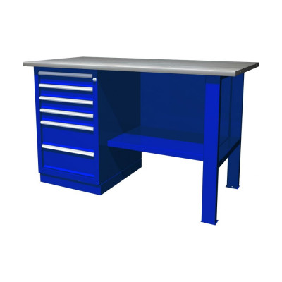 Верстак с тумбой, тумба с 6 ящиками Ombra OWB1-60 55921