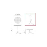 Стол NARDI Step белый 4005600000