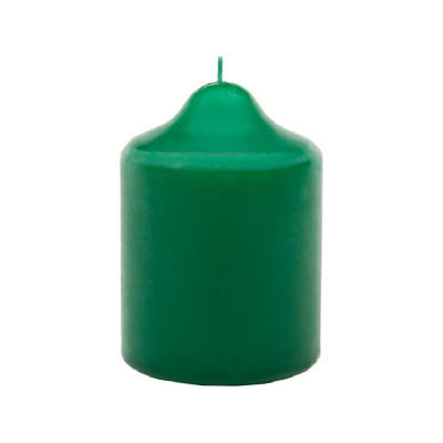 Свеча Антей Candle бочонок 40x60 мм, цвет: зеленый, запах: яблоко 5070925