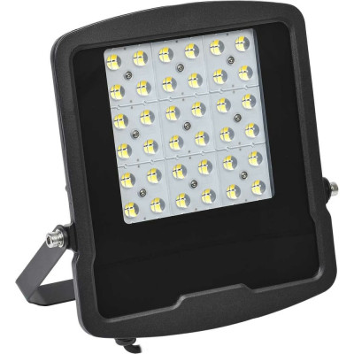 Прожектор IEK LED СДО 08-100 PRO 30град 5000К IP65 черный LPDO8-01-100-030-50-K02
