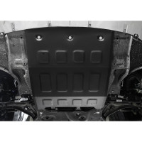 Защита картера и КПП АвтоБроня Exeed VX 2021-н.в., сталь 1.8 мм, с крепежом, 111.00928.1