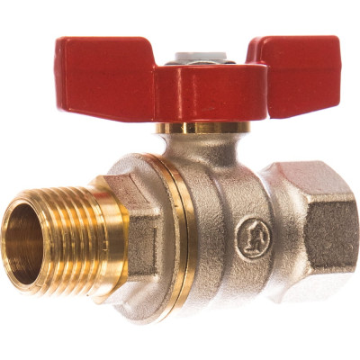 Шаровой кран Giacomini латунь никель R914 15 Ру42 ВР/НР бабочка R914X023 007-0951