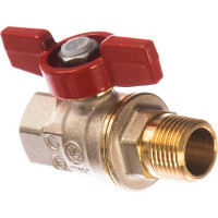 Шаровой кран Giacomini латунь никель R914 15 Ру42 ВР/НР бабочка R914X023 007-0951