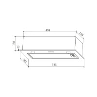 Вытяжка Weissgauff FIONA 60 X 420857